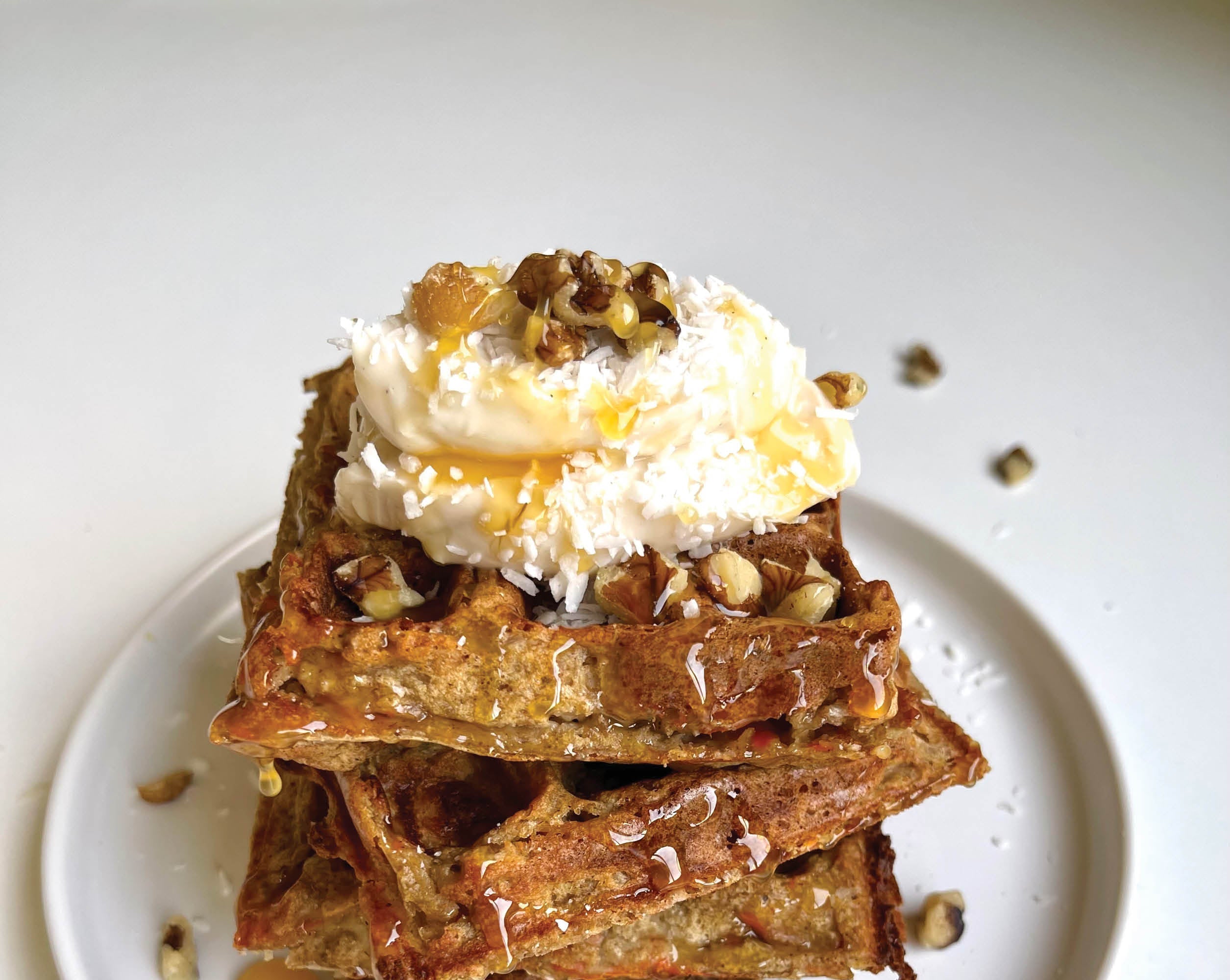 Carrot Cake Protein Waffles
 &ndash; Botanica Health