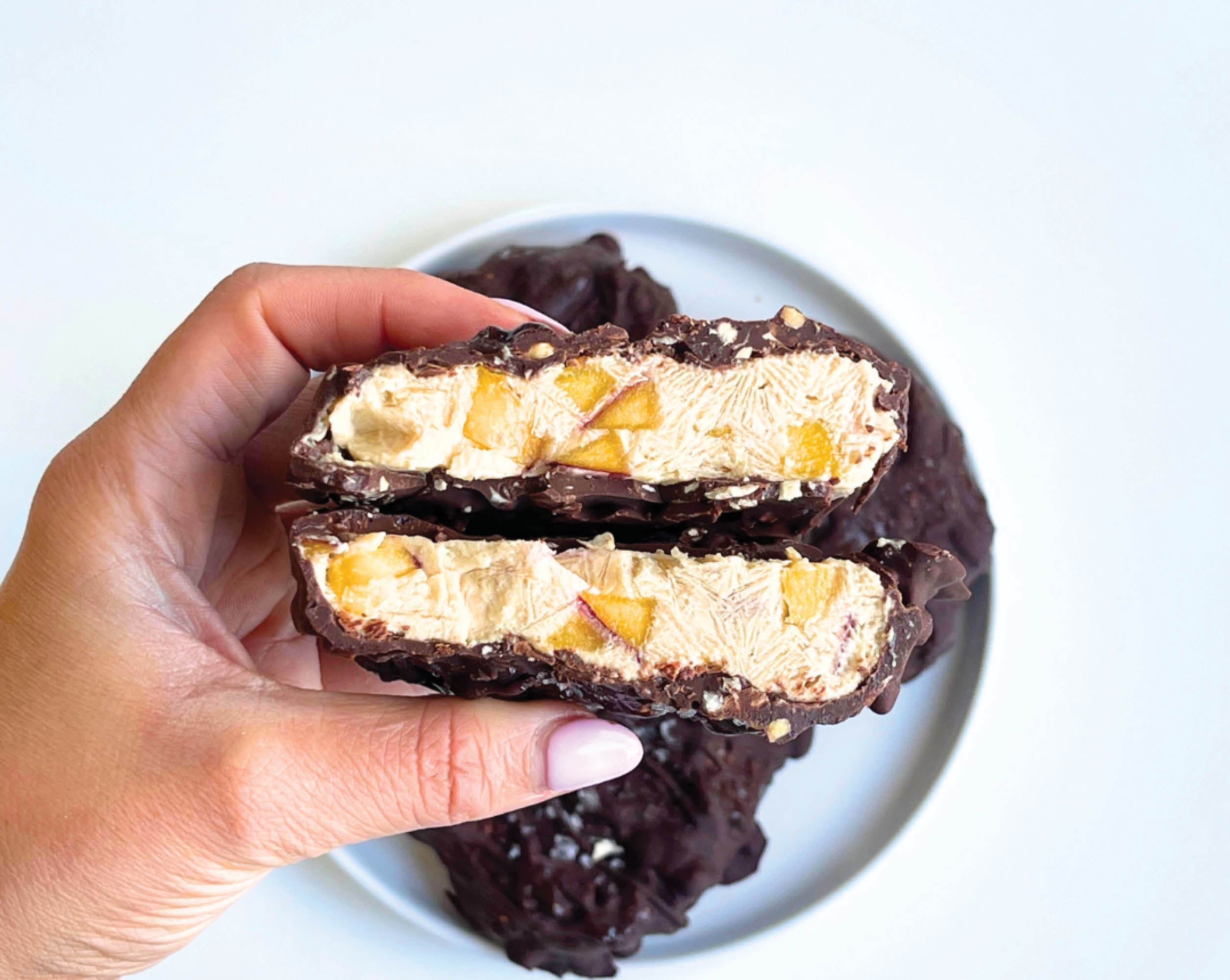 Peach Frozen Yogurt Bites – Botanica Health