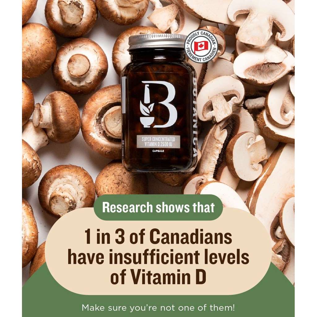 Capsules de vitamine D 2500 UI