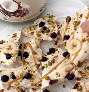 Écorce de yaourt à la pistache