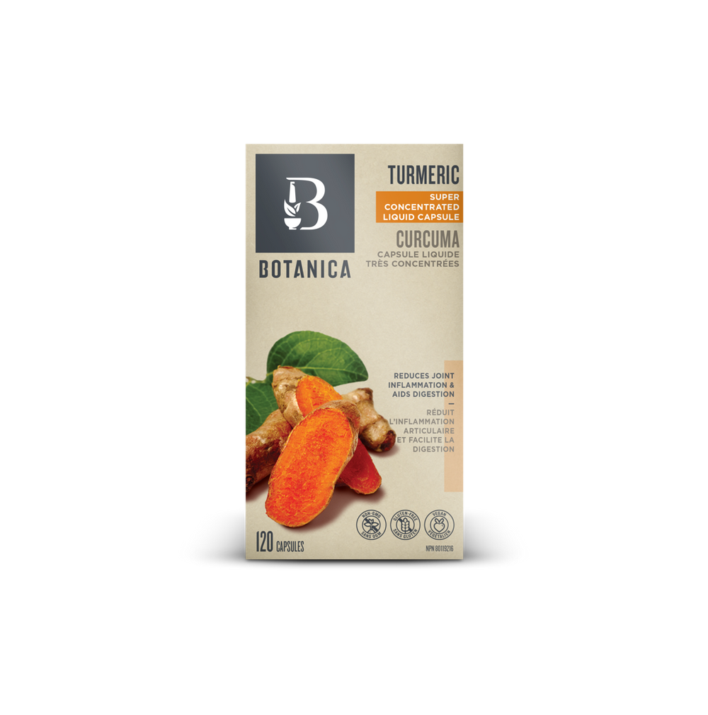 Capsules liquides de curcuma