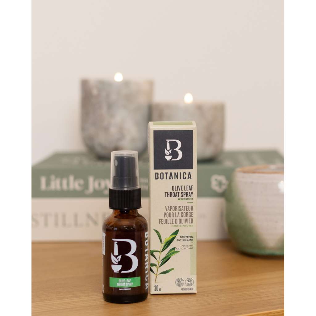 Olive Leaf Throat Spray - Peppermint – Botanica Health