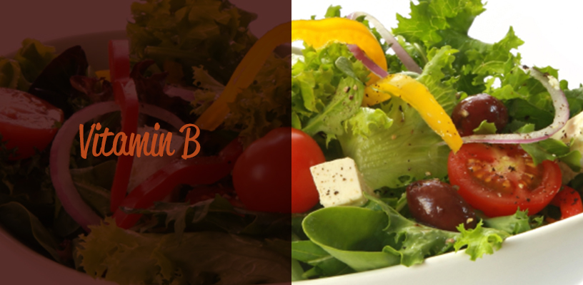 B vitamins from fruit and vegetables