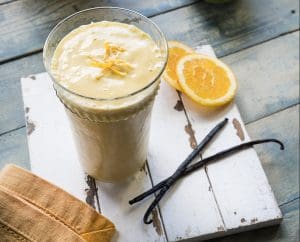 Perfectly Healthy Orange Vanilla Smoothie
