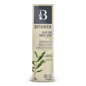 Olive leaf throat spray