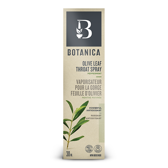 Olive leaf throat spray - Vaporisateur feuille d'olivier