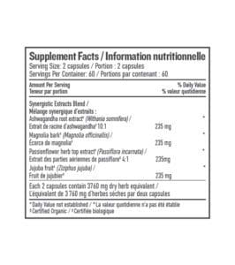 Botanica Deep Sleep liquid capsules supplement facts