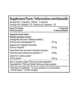 Botanica Deep Sleep liquid capsules supplement facts