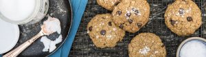 Crunchy Chocolate Chip Cookies with Coconut Oil