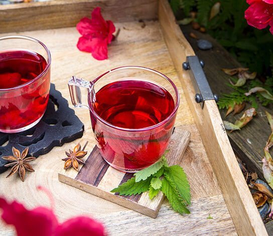 Red Raspberry Kombucha Tea