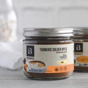 Botanica Health Chocolate Turmeric Golden Mylk - Superfood Beverage Jars