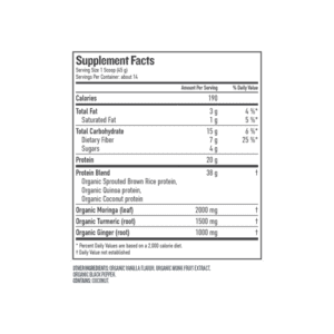 Botanica Health Perfect Protein Elevated recovery booster Protein powder - ingredients and Nutrition Facts