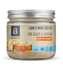 Lion's Mane Iced Tea product photo by Botanica Health