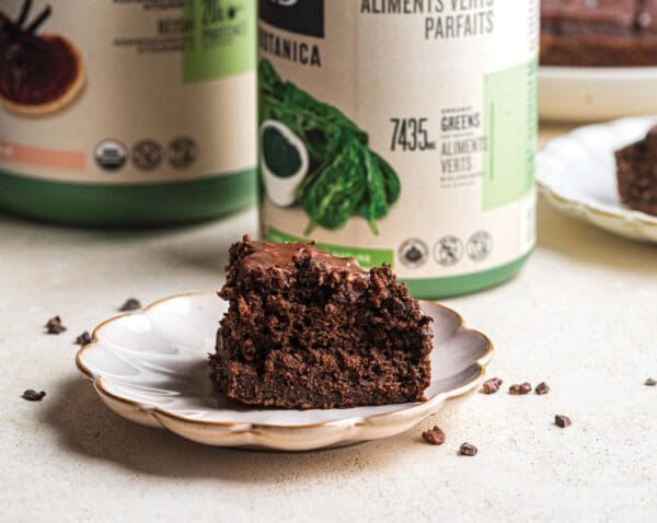 healthy chocolate cake banner