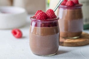 berry chocolate mousse